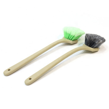 Long Handle Car Care Grey Rims and Tire Cleaning Brush for Wheel Washing