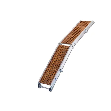 Foldable Wooden Boat Gangway with Safety Net