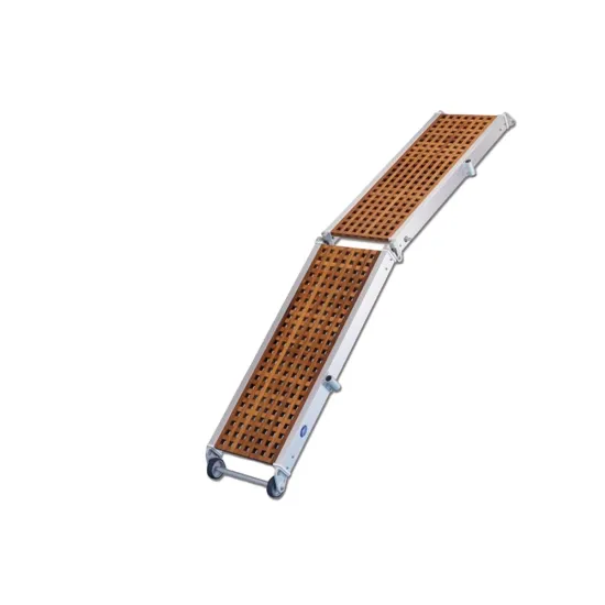 Foldable Wooden Boat Gangway with Safety Net