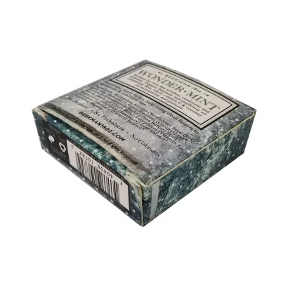 Tea soap Strong folding card Recycled Packaging Paper