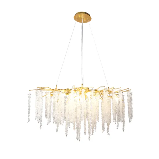 Stunning Nordic LED Crystal Chandeliers: Ideal for Kitchen, Living Room Décor and More - Tree Branch Design
