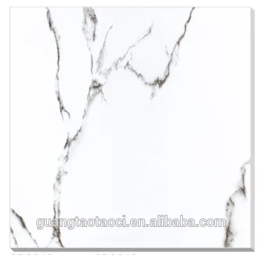 inkjet polished glazed white marble tile floor ceramic tiles