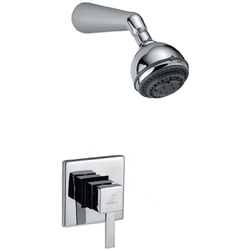 China Bathroom Brass Hot Cold Water Mixer Concealed Shower Set