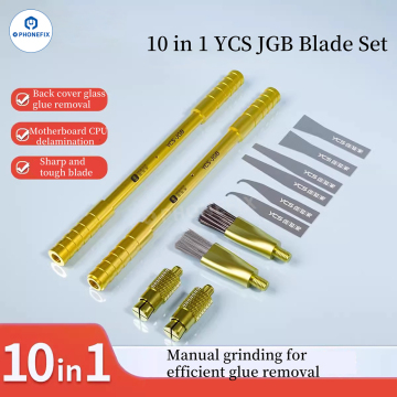 YCS JGB 10 In 1 Phone Repair Blade Kit PCB Removal