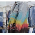 Custom Men's Pattern Denim Jacket