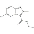 Imidazo [l, 2-b] pyridazin-3-karboxylsyra, 6-klor-2-metyl-, etylester CAS 14714-18-2