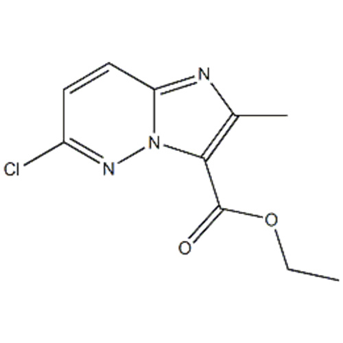 Imidazo [l, 2-b] pyridazin-3-karboxylsyra, 6-klor-2-metyl-, etylester CAS 14714-18-2