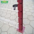 Pagar Wire Mesh Dilas Dengan Pagar Segitiga Bending