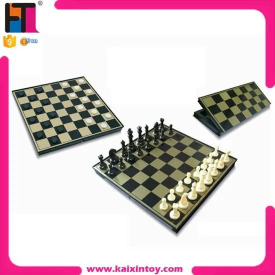 2 in 1 magnetic chess game