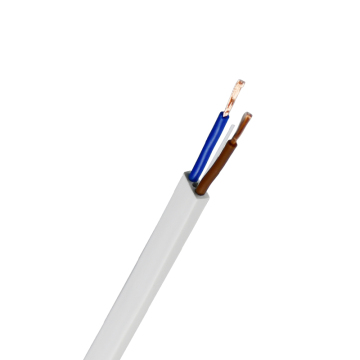 Factory Direct 5G Hybrid Fiber Optic Cable - Indoor Flat Optical Fiber Cable with Copper Composite