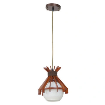 wooden ceiling pendant light