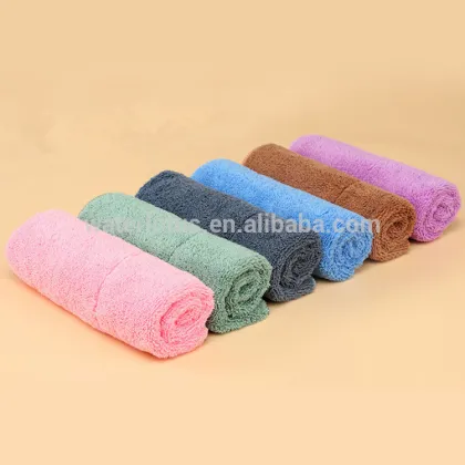 wholesale thick microfibre colored car cleaning cloth towels glasses cleaning cloth kitchen cleaning towels