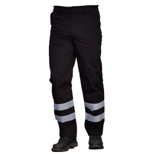 High visibility safety reflective work pants