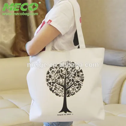 promotion canvas shopping bag/cotton canvas tote bag /custom canvas bag