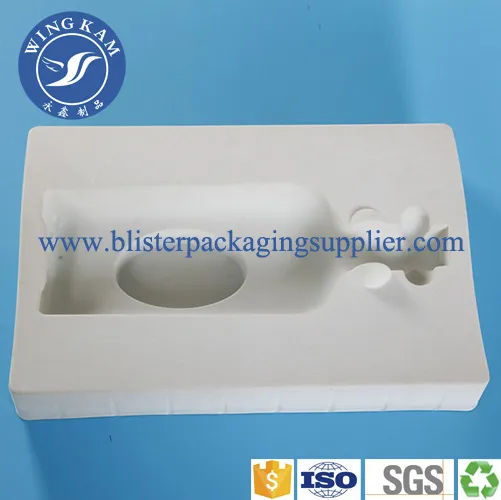 Glass Perfume Flocking Cosmetic Tray