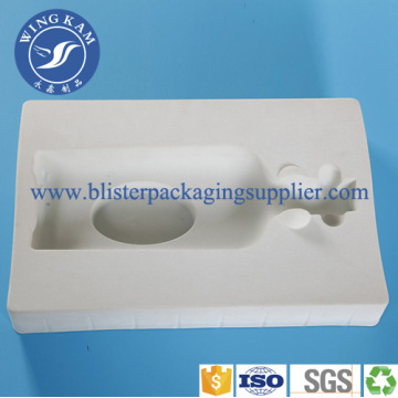 Glass Perfume Flocking Cosmetic Tray