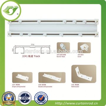 D0092 Heavy Duty Aluminum Flexible Curtain Rail Curtain Track for Window