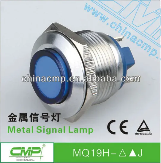 19mm CMP ip67 vandal proof stainless steel waterproof mini led lamp 220v