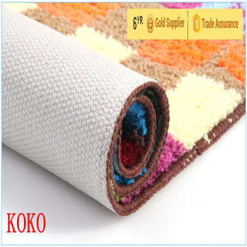 decorative high cut pile super absorb water carpet