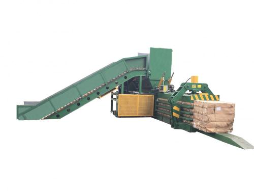 Full-automatic cardboard baler machine