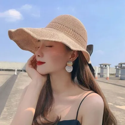 Customized Wide Edge Super Foldable Sun Hat - Versatile Summer Sunscreen Hat