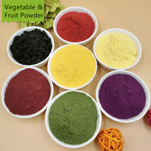 Spray-dried mixed fruit powders for snack food