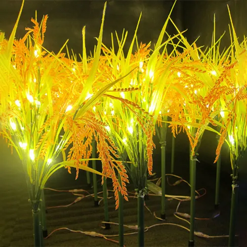 Outdoor Rice Plant Lights
