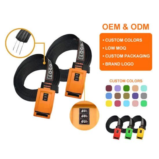 High-Quality Nylon Security Lock for Kayak, Canoe Transportation: Ratchet Tie-Down Straps