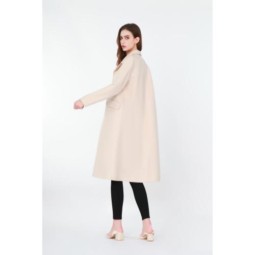 Elegant Women's Trench Coat Suit-style Collar Woolen Trench Coat Factory