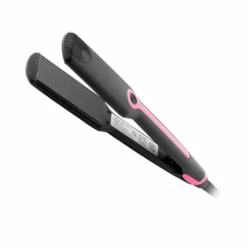 2-in-1 Aluminum Plate Hair Straightener & Curler with PTC Heating Element