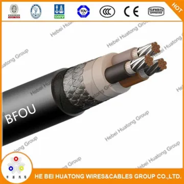 3.6/6kv Flame Retardant Halogen-Free Medium Voltage Mv Cable Mud Resistant Rfou Bfou