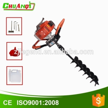 Gasoline engine soil auger earth drill machinery for earth digging tools