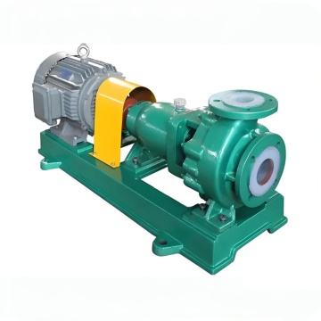 IHF Lined Fluorine Centrifugal Pump for Chemical Transfer and Hydrochloric Acid Lye Handling with Vacuum Usage