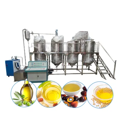 Refined Deodorized Oil Making Machines: Soya, Sunflower, and Corn Oil Refining Equipment