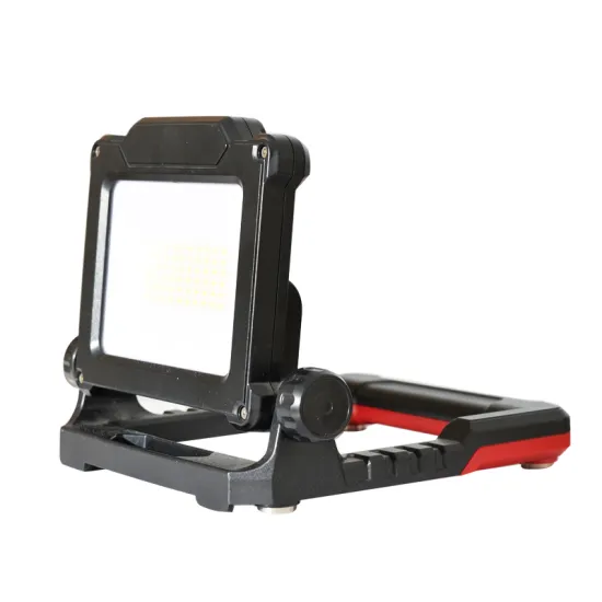 4000 Lumen Adjustable Cordless LED Flood Light for Construction Site: Compatible with 18-20V Battery Pack