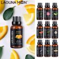 Lagunamoon Pure Essential Oils 30ML 1OZ Rose Tea Tree Massage Humidifier Peppermint Frankincense Lavender Jasmine Oil Essential