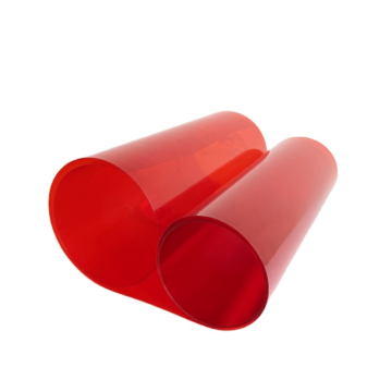 Transparent PVC rolls for medicine trays