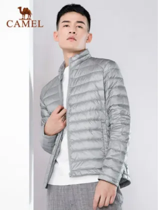 Winter windbreak thin sport down jacket