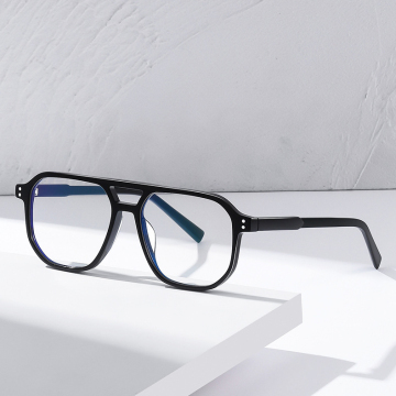 Sunway Eyewear: High-Quality, Trendy Myopic Frames for Men with Dual-Bridge Design and Anti-Blue Light Acetate Lenses