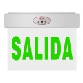 PC and Acrylic customizable exit sign light