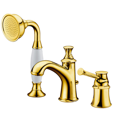 Oil Rubbed Bronze Bathtub Faucet With Hand Sprayer