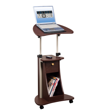 Support d'ordinateur portable en bois réglable en hauteur
