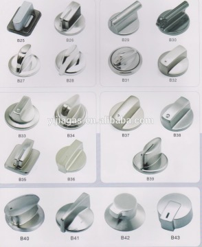 built in gas hob metal Knob
