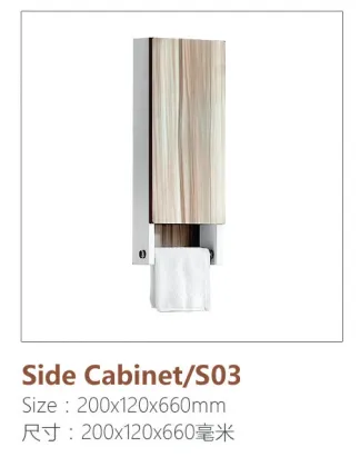 Simple and functional bathroom side cabinet