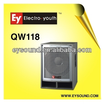 Single 18inch subwoofer bass speaker QW118