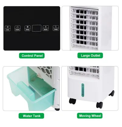 Hot Selling Mute Ice Box: Portable Air Cooler with Wheels