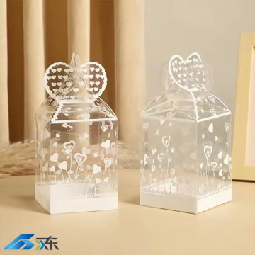 High Quality Transparent Heart Gift Box for Weddings