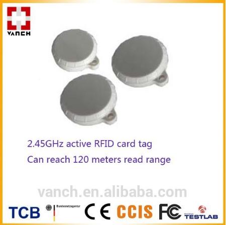 2.45ghz Rfid Active Tag Button Shape Active Tag Small Size, High ...