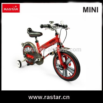 High quality RASTAR MINI licensed kids children 14 inch 4 wheel bicycle bike