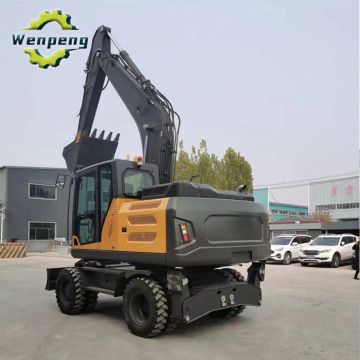 18 Ton Hydraulic Wheel Excavator For Mining